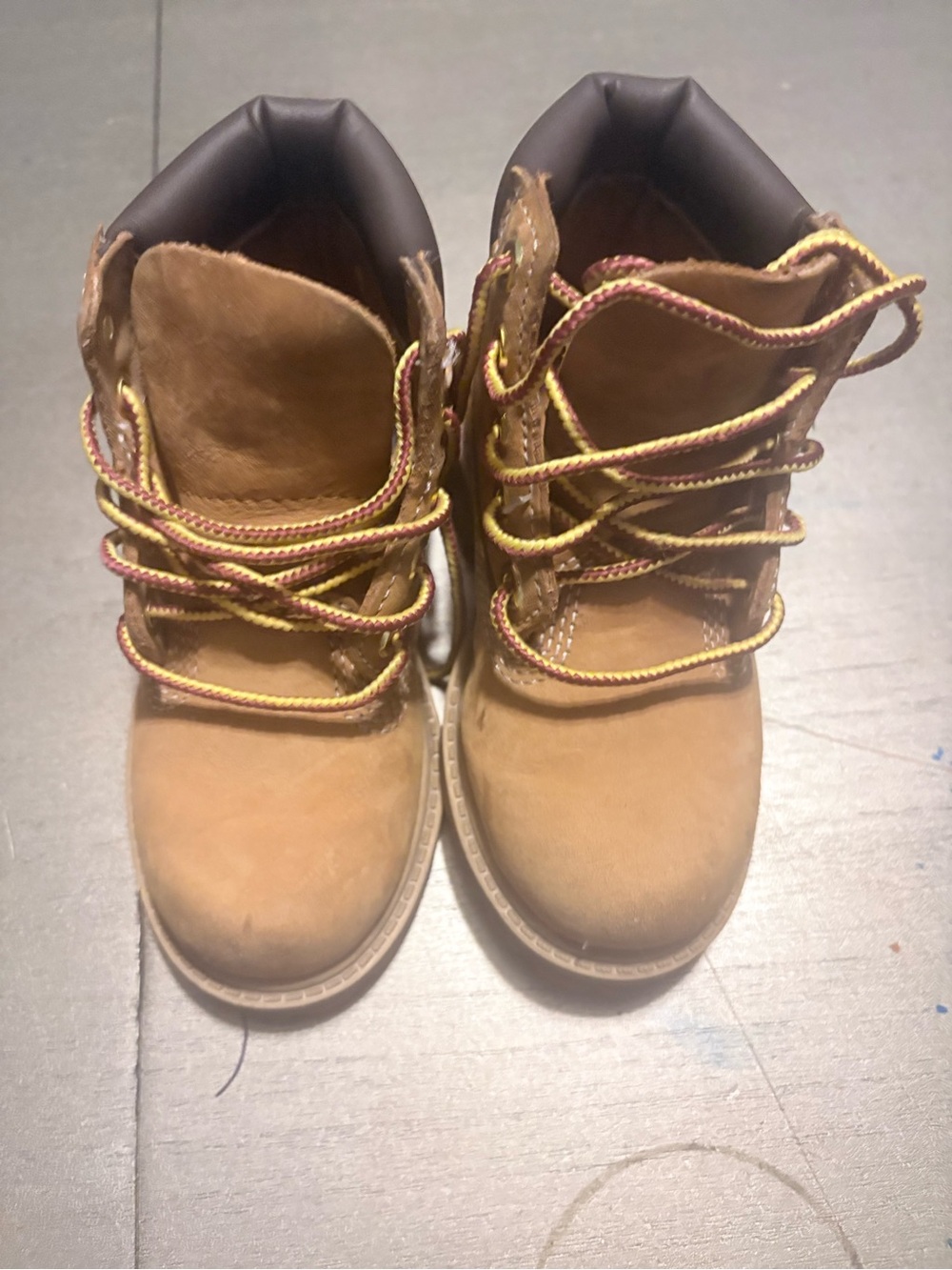 Timberland Kids Wheat Brown Lace-Up Hiking Boots